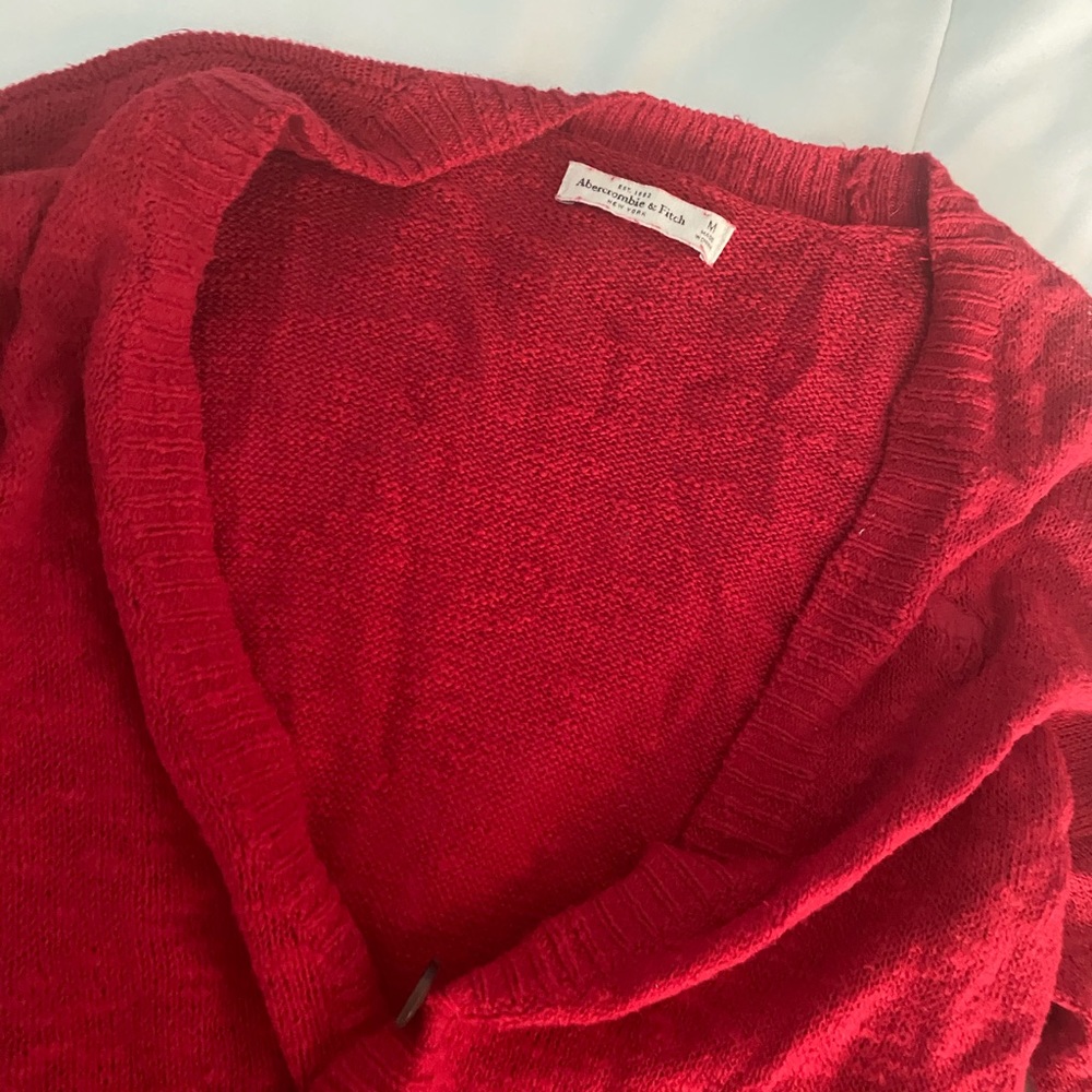 Red Cardigan - Picture 3 of 5